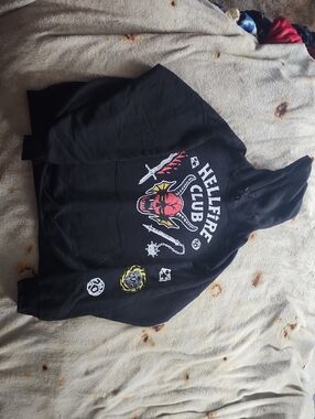 Netflix Stranger Things Black Logo Hoodie